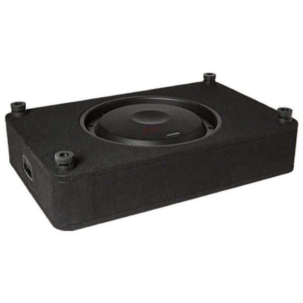 Alpine RS-SB12 Single 12” R-Series Shallow Preloaded Subwoofer Enclosure For Sale