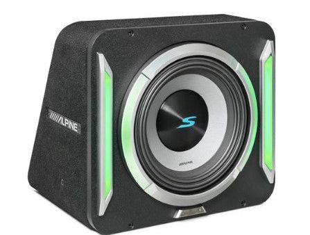 Alpine S2-SB10 10  S2-Series Subwoofer Enclosure With RGB Lighting Fashion