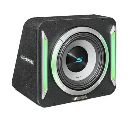 Alpine S2-SB10 10  S2-Series Subwoofer Enclosure With RGB Lighting Fashion