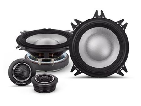 Alpine S2-S40C 4  Component 2-Way Speakers For Discount