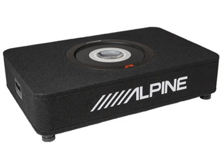 Alpine RS-SB12 Single 12” R-Series Shallow Preloaded Subwoofer Enclosure For Sale