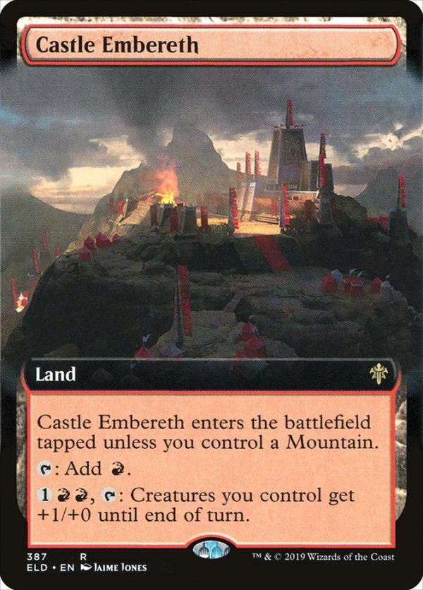 Castle Embereth (Extended Art) [Throne of Eldraine] For Cheap