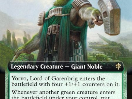 Yorvo, Lord of Garenbrig (Extended Art) [Throne of Eldraine] Online Sale