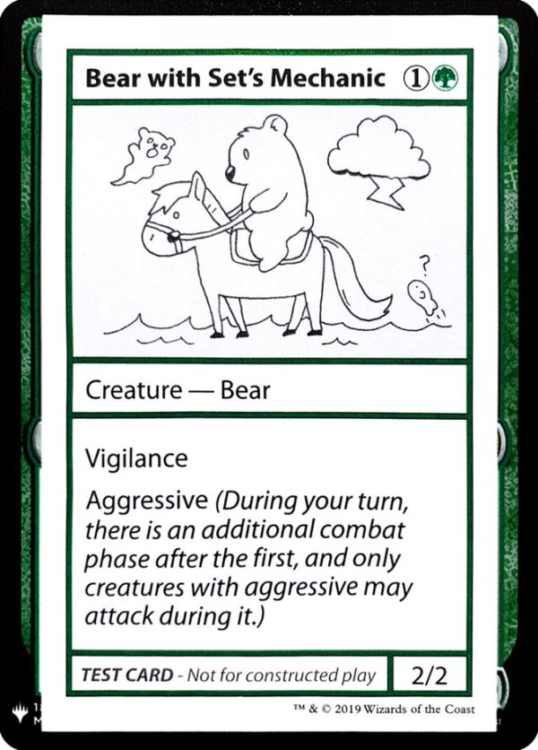 Bear with Set s Mechanic [Mystery Booster Playtest Cards] Online Hot Sale