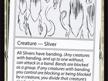 Banding Sliver [Mystery Booster Playtest Cards] Sale