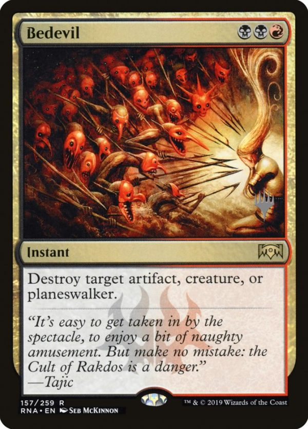 Bedevil (Promo Pack) [Ravnica Allegiance Promos] For Sale