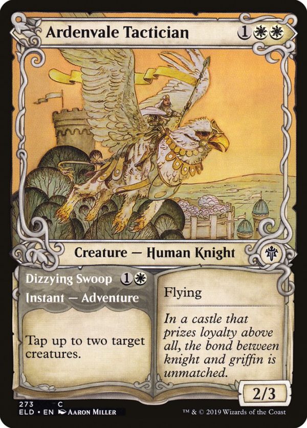 Ardenvale Tactician    Dizzying Swoop (Showcase) [Throne of Eldraine] Hot on Sale