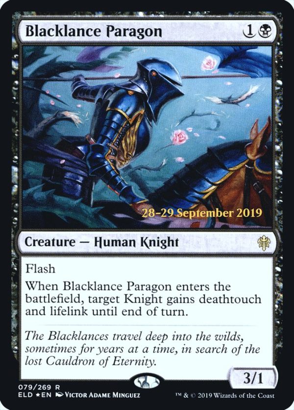 Blacklance Paragon [Throne of Eldraine Prerelease Promos] Fashion