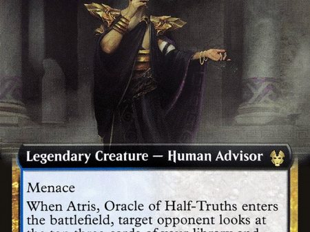 Atris, Oracle of Half-Truths (Extended Art) [Theros Beyond Death] Sale