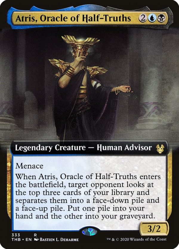 Atris, Oracle of Half-Truths (Extended Art) [Theros Beyond Death] Sale