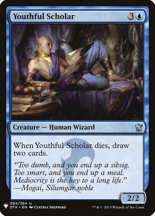 Youthful Scholar [Mystery Booster] Discount