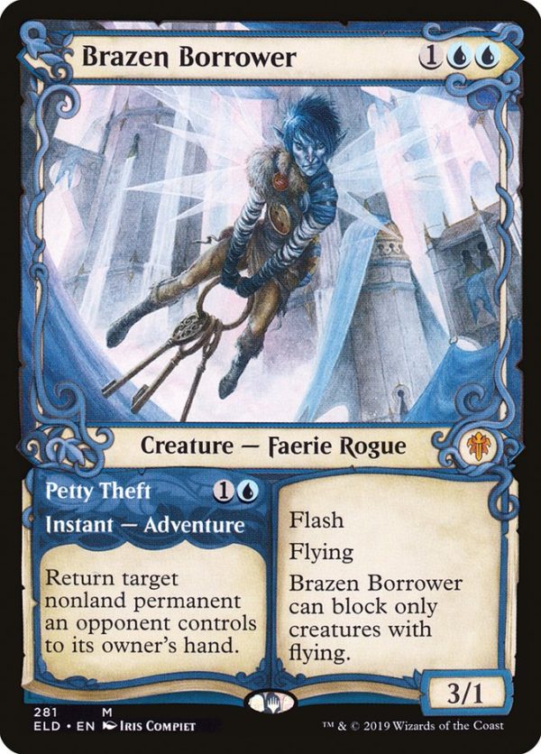 Brazen Borrower    Petty Theft (Showcase) [Throne of Eldraine] Online now