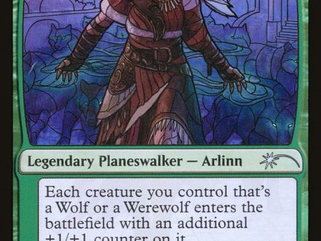 Arlinn, Voice of the Pack (Stained Glass) [Secret Lair Drop Promos] Hot on Sale