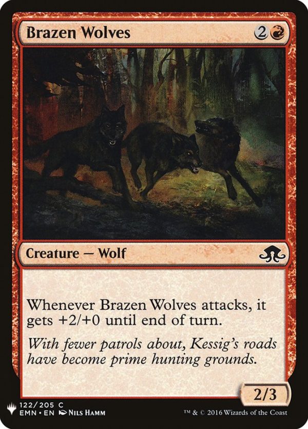 Brazen Wolves [Mystery Booster] For Discount