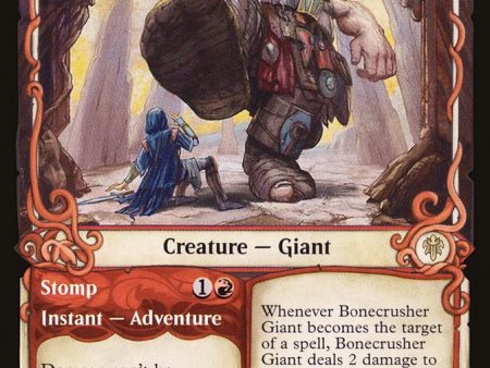 Bonecrusher Giant    Stomp (Showcase) [Throne of Eldraine] Hot on Sale