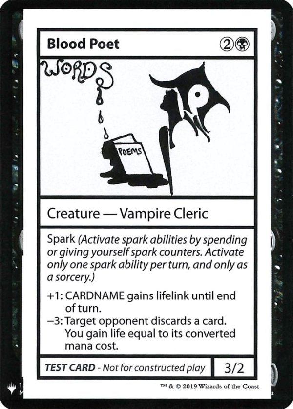 Blood Poet [Mystery Booster Playtest Cards] Online