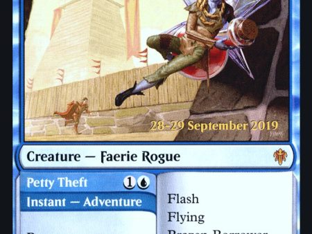 Brazen Borrower    Petty Theft [Throne of Eldraine Prerelease Promos] Discount