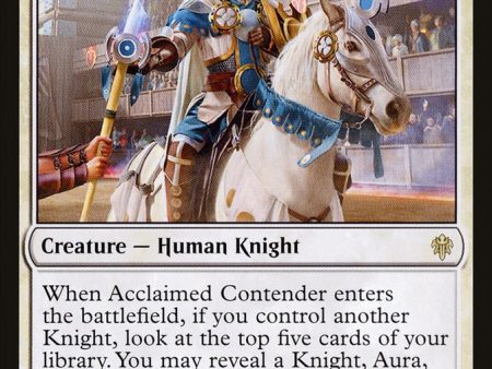 Acclaimed Contender [Throne of Eldraine] Discount