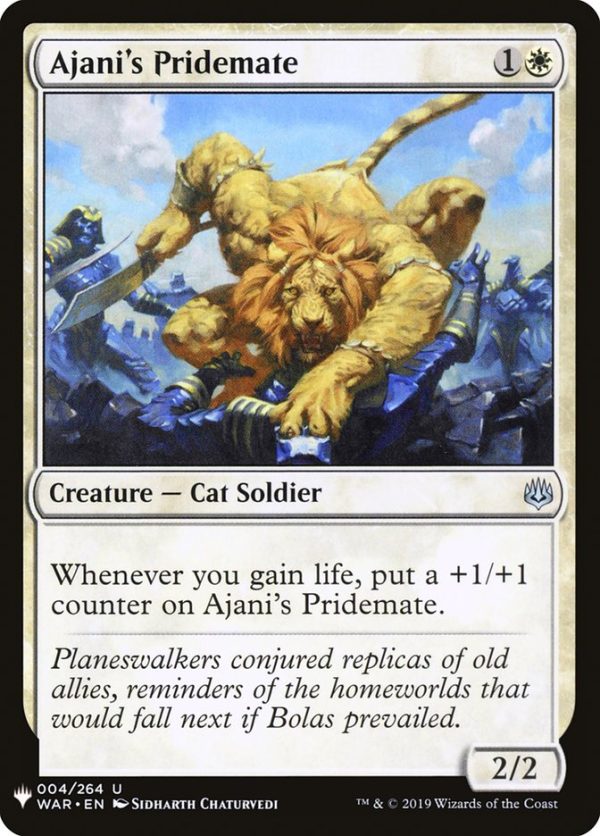 Ajani s Pridemate [Mystery Booster] For Cheap