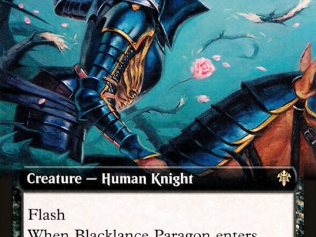 Blacklance Paragon (Extended Art) [Throne of Eldraine] Supply