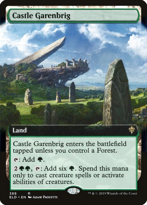 Castle Garenbrig (Extended Art) [Throne of Eldraine] For Sale