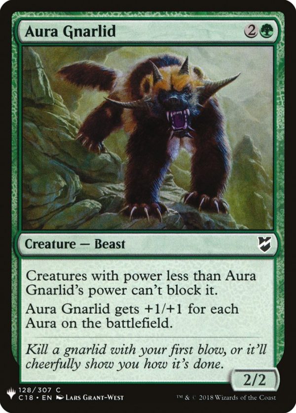 Aura Gnarlid [Mystery Booster] Online Hot Sale