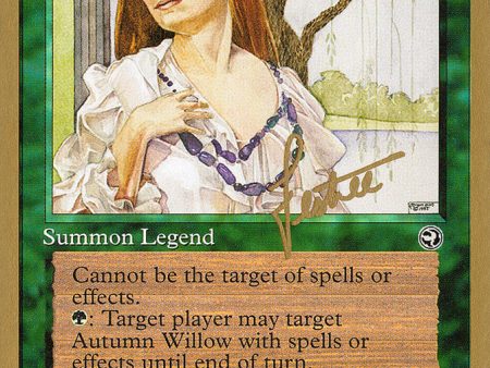 Autumn Willow (Bertrand Lestree) [Pro Tour Collector Set] Discount