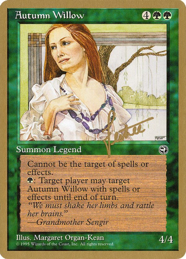 Autumn Willow (Bertrand Lestree) [Pro Tour Collector Set] Discount