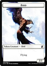 Bird (002)    Sculpture Double-Sided Token [Commander 2019 Tokens] Online Sale