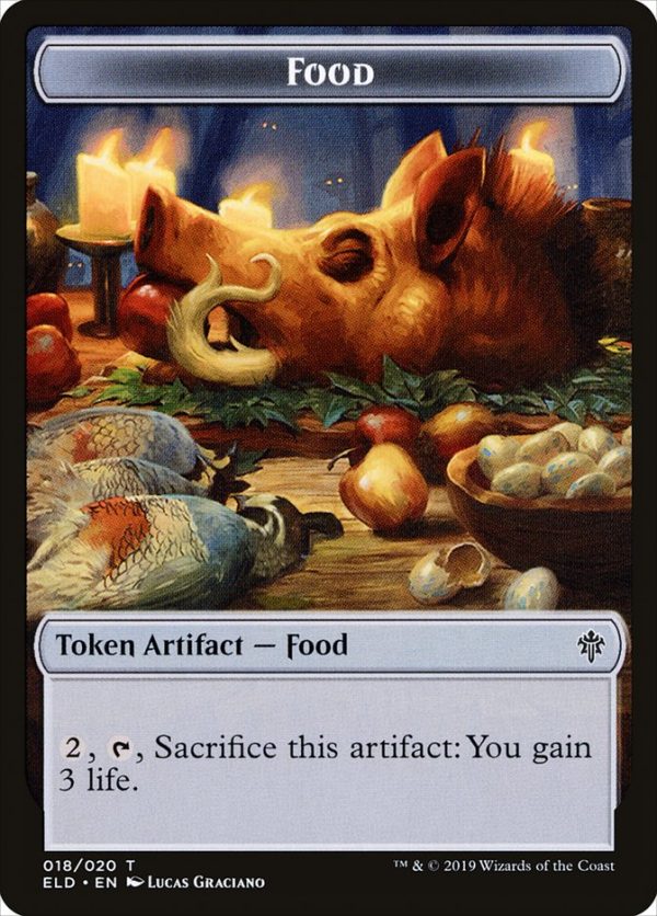 Bear    Food (18) Double-Sided Token [Throne of Eldraine Tokens] Online now