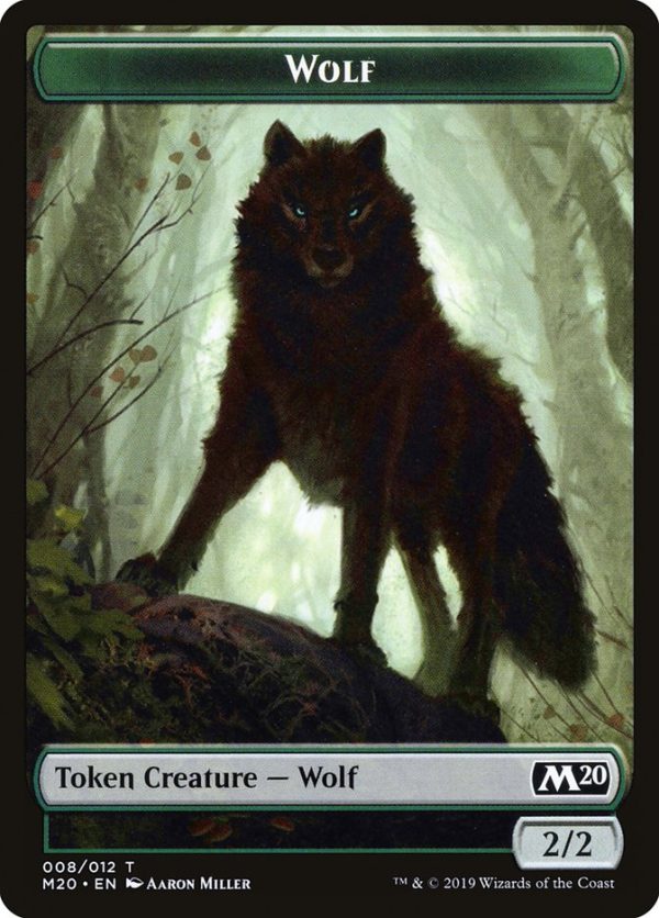 Zombie    Wolf Double-Sided Token [Game Night 2019 Tokens] Online Hot Sale