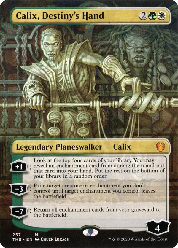 Calix, Destiny s Hand (Borderless) [Theros Beyond Death] For Discount