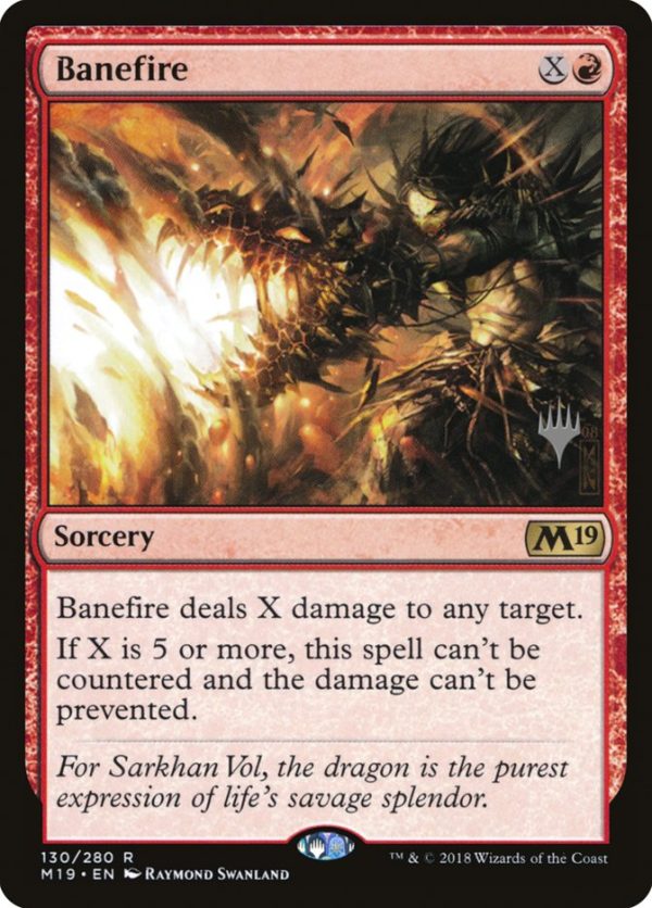 Banefire (Promo Pack) [Core Set 2019 Promos] Cheap