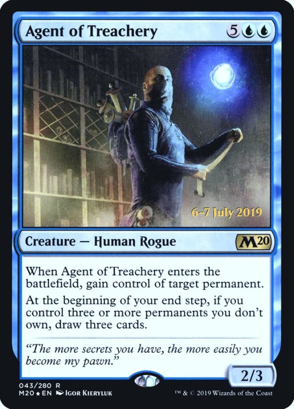 Agent of Treachery [Core Set 2020 Prerelease Promos] Discount