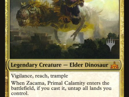 Zacama, Primal Calamity (Promo Pack) [Rivals of Ixalan Promos] For Discount