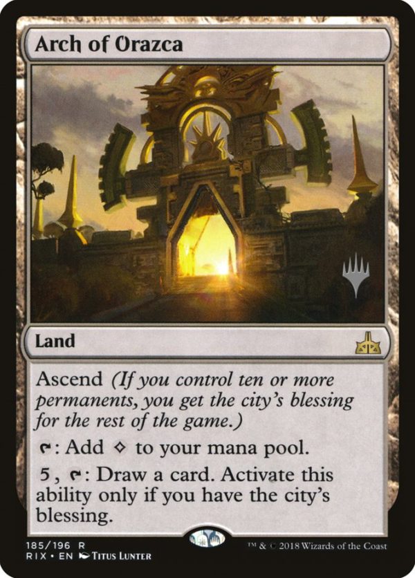 Arch of Orazca (Promo Pack) [Rivals of Ixalan Promos] Online Hot Sale