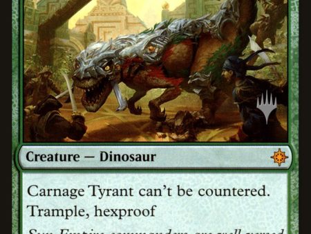 Carnage Tyrant (Promo Pack) [Ixalan Promos] Online Sale