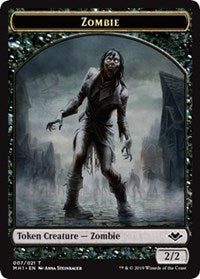 Zombie (007)    Elephant (012) Double-Sided Token [Modern Horizons Tokens] Supply